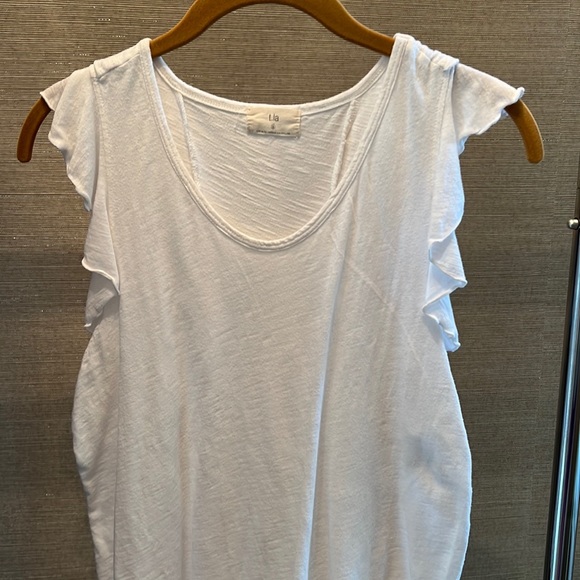 T.La Tops - t.la Anthropologie white cotton tank top size small